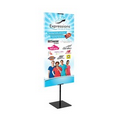 AAA-BNR Stand Replacement Graphic, 32" x 72" Fabric Banner, Double-Sided